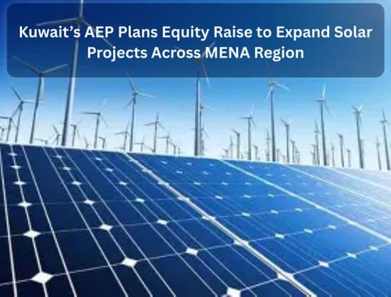 Solar panels and wind turbines illustrating AEP's regional renewable energy expansion