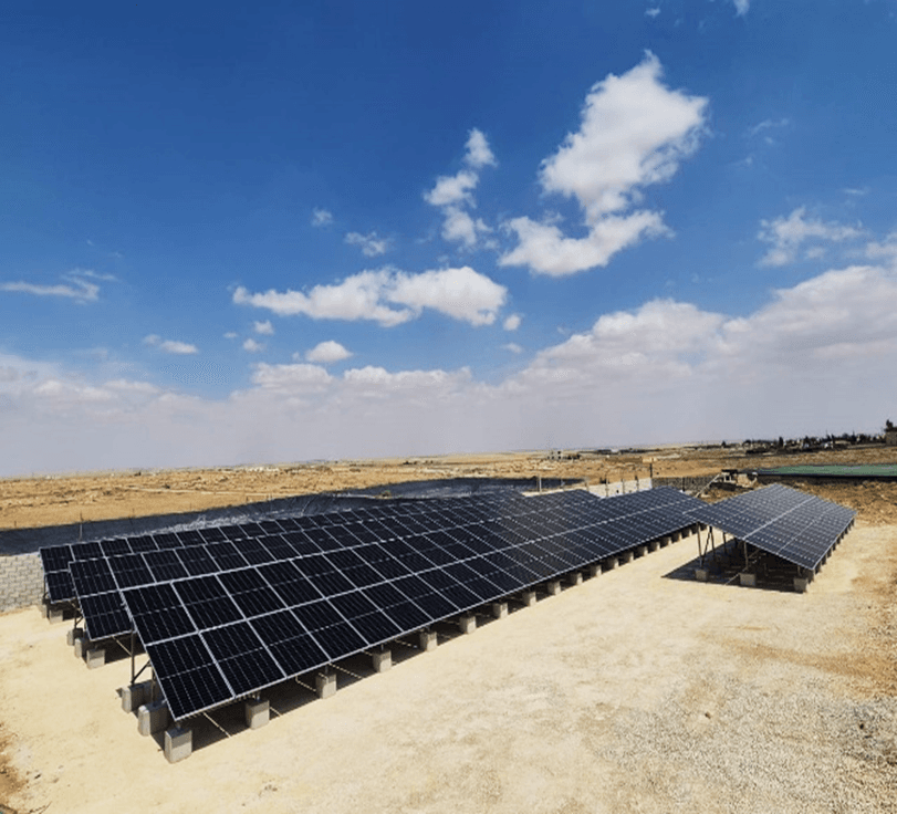 Solar pumping project supplying a submersible pump at 620 m depth